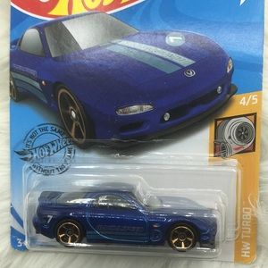 Hot Wheels Hw Turbo '95 Mazda RX-7, Blue 43/250